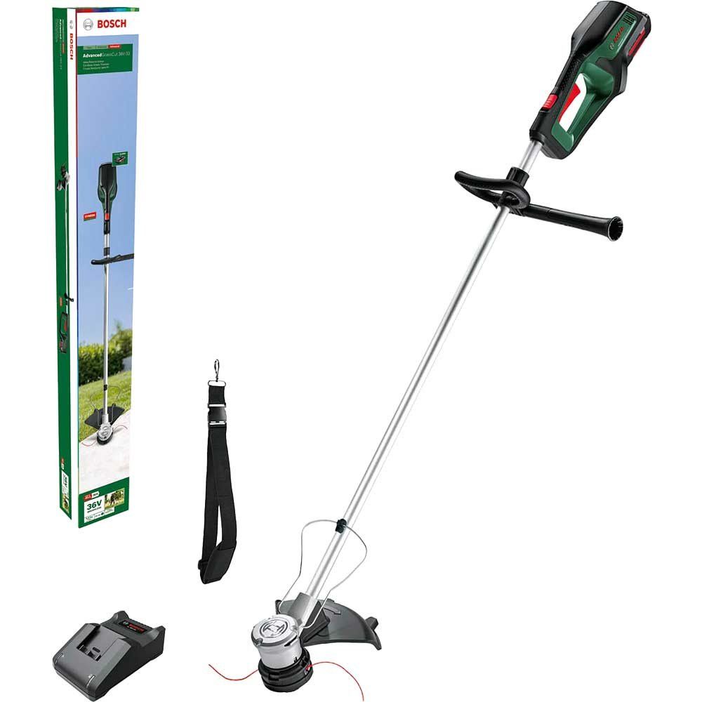 Bosch ADVANCEDGRASSCUT 36V-33 36v Cordless Brushless Grass Trimmer 330mm - Image 1