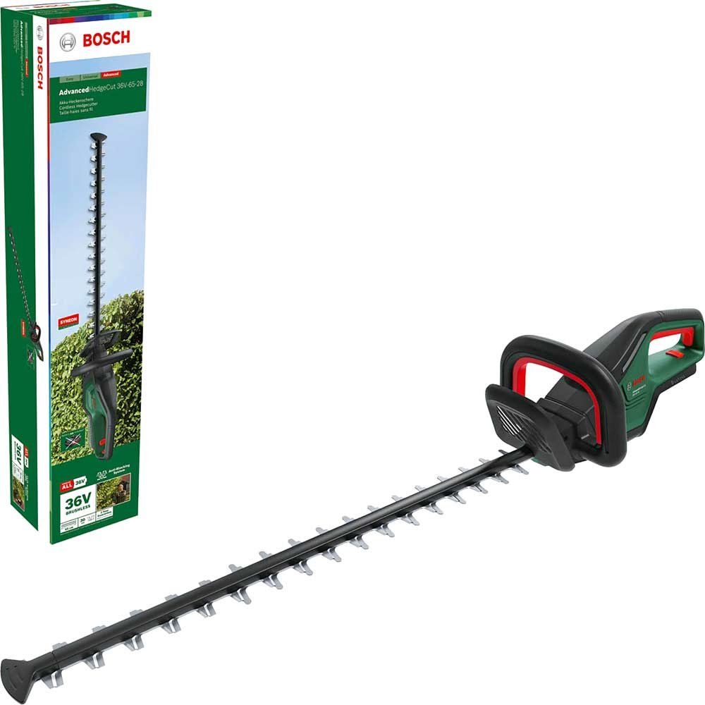 Bosch ADVANCEDHEDGECUT 36V-65 36v Cordless Brushless Hedge Trimmer 650mm 2 x 4ah Li-ion Battery Charger - Image 1