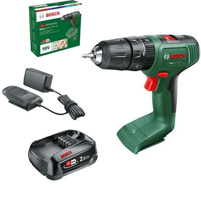 Bosch EASYIMPACT 18V-40 P4A 18v Cordless Combi Drill 2 x 2.5ah Li-ion Battery Charger No Case