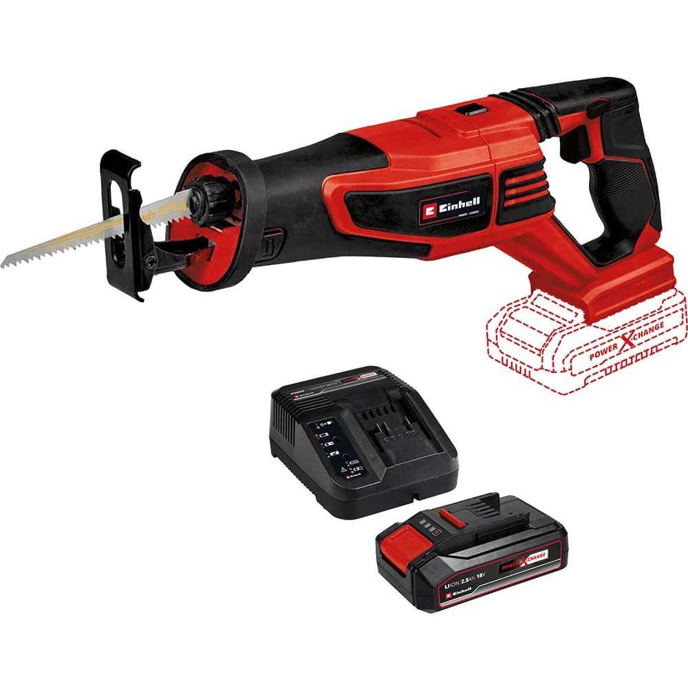 Einhell TE-AP Li BL 18v Cordless Brushless Reciprocating Saw 1 x 2.5ah Li-ion Battery Charger No Case - Image 1