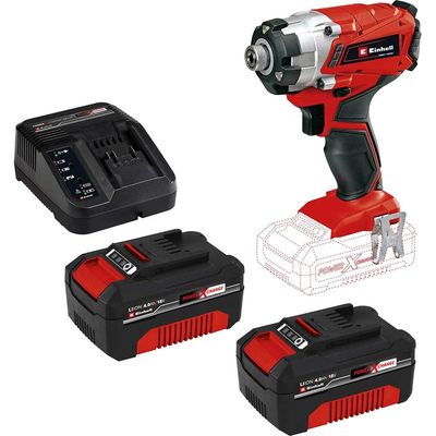 Einhell TE-CI 18/1 Li 18v Cordless Impact Driver 2 x 2.5ah Li-ion Battery Charger No Case