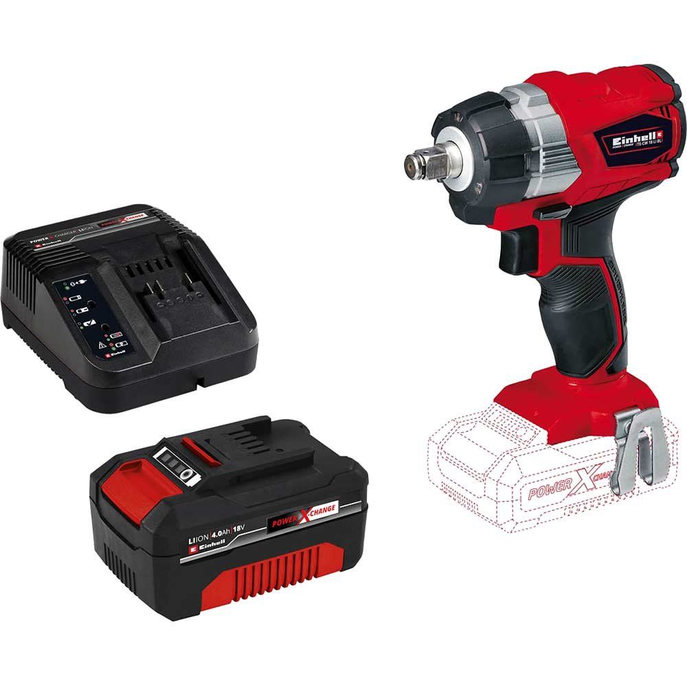 Einhell TE-CW 18 Li BL 18v Cordless Brushless 1/2" Impact Wrench - Image 1