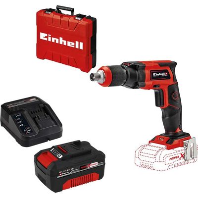 Einhell TE-DY 18 Li 18v Cordless Drywall Screwdriver 2 x 2.5ah Li-ion Battery Charger Case