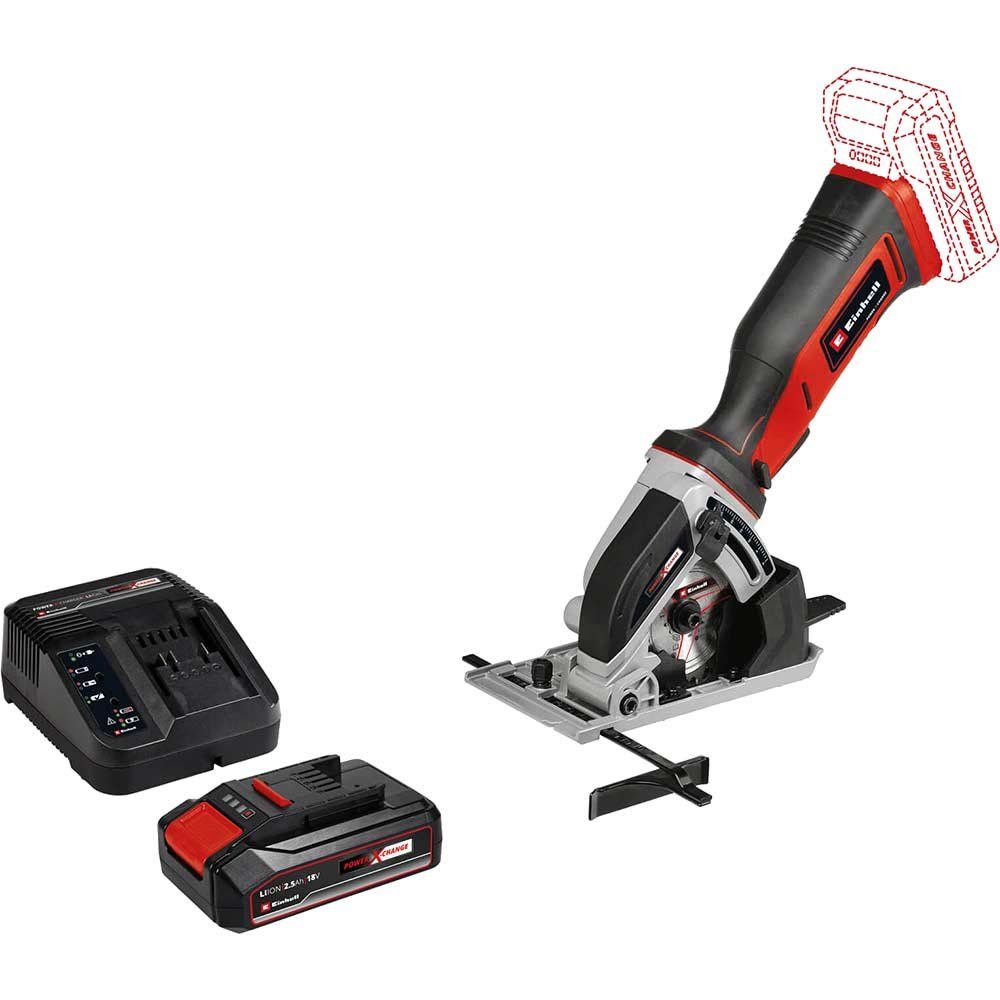 Einhell TE-CS 18/89 Li 18v Mini Cordless Circular Saw 89mm - Image 1