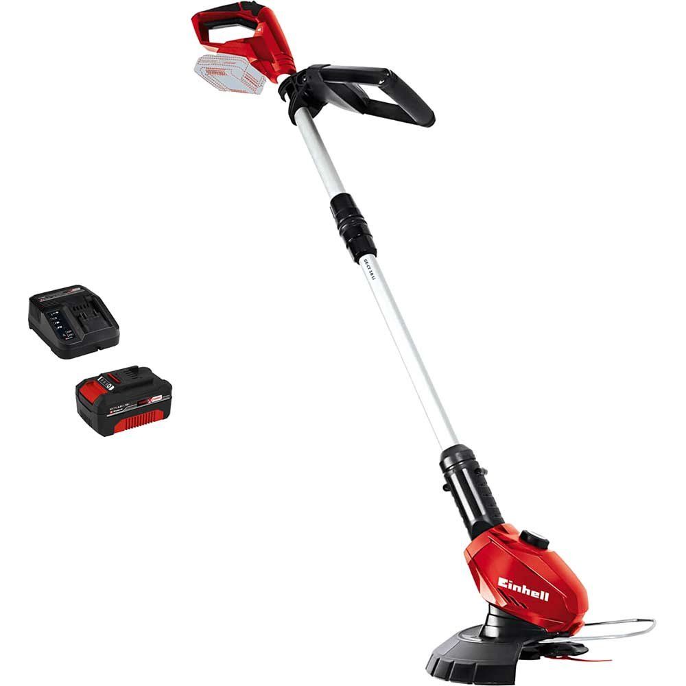 Einhell GE-CT 18 Li 18v Cordless Telescopic Grass Trimmer and Edger 240mm - Image 1