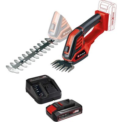 Einhell GE-CG 18/100 Li 18v Cordless Grass and Bush Shears 1 x 2.5ah Li-ion Battery Charger