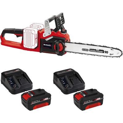 Einhell Professional GE-LC 36/35 Li 36v Cordless Brushless Chainsaw 350mm 2 x 4ah Li-ion Twin or Dual Battery Charger