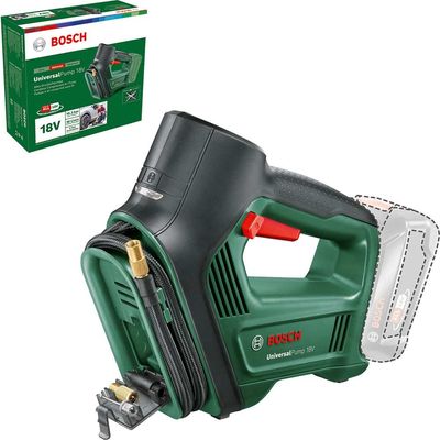 Bosch UNIVERSALPUMP P4A 18v Cordless Air Pump 2 x 1.5ah Li-ion Battery Charger No Case