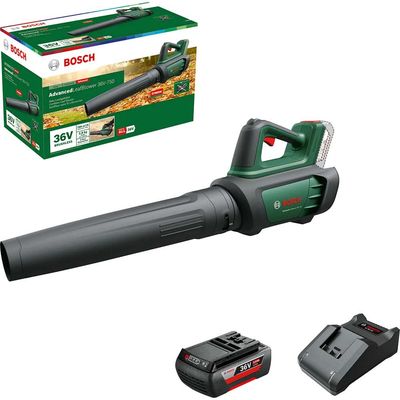 Bosch ADVANCEDLEAFBLOWER 36V-750 Brushless Garden Leaf Blower 1 x 4ah Li-ion Battery Charger