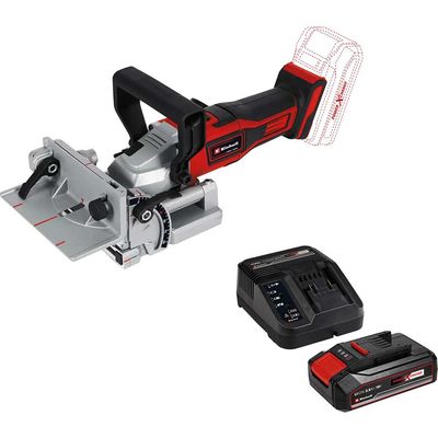 Einhell TE-BJ 18 Li 18v Cordless Biscuit Jointer 2 x 4ah Li-ion Battery Charger No Case