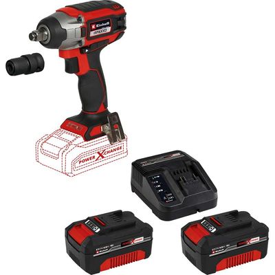 Einhell Professional IMPAXXO 18/230 18v Cordless Brushless 1/2" Impact Wrench 2 x 2.5ah Li-ion Battery Charger No Case