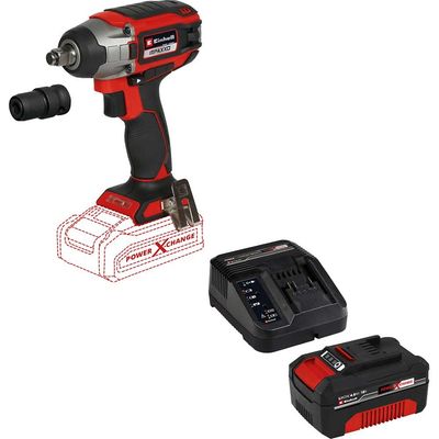 Einhell Professional IMPAXXO 18/230 18v Cordless Brushless 1/2" Impact Wrench 2 x 4ah Li-ion Battery Charger No Case
