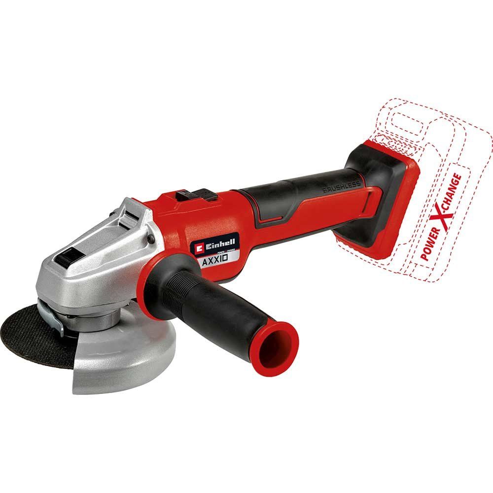 Einhell Professional AXXIO 18/125 Q 18v Cordless Brushless Angle Grinder 125mm 1 x 5.2ah Plus Li-ion Battery Charger No Case - Image 1