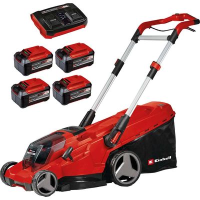 Einhell Professional RASARRO 36/42 36v Cordless Brushless Rotary Lawnmower 420mm 4 x 5.2ah Plus Li-ion Twin or Dual Battery Charger