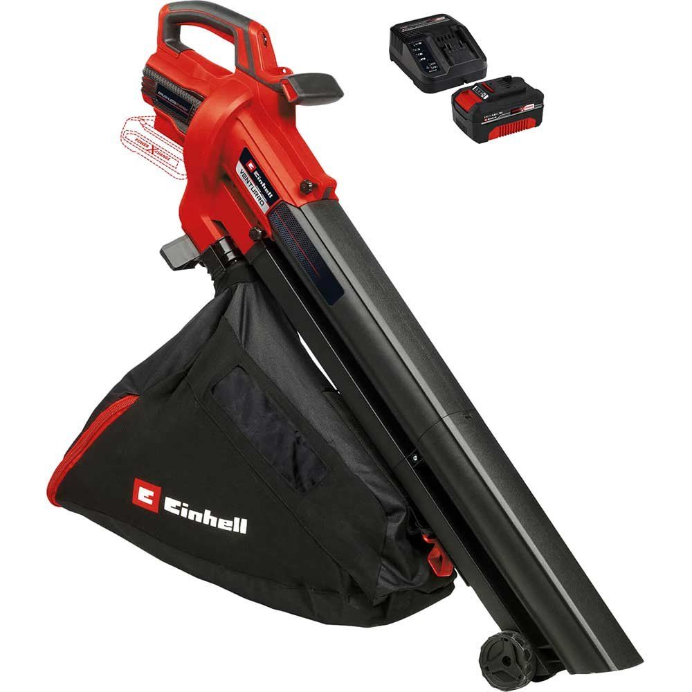 Einhell VENTURRO 18/210 18v Cordless Brushless Leaf Blower and Vacuum 1 x 4ah Li-ion Battery Charger - Image 1