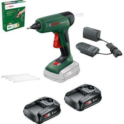 Bosch ADVANCEDGLUE P4A 18v Cordless Hot Glue Gun 2 x 2.5ah Li-ion Battery Charger No Case