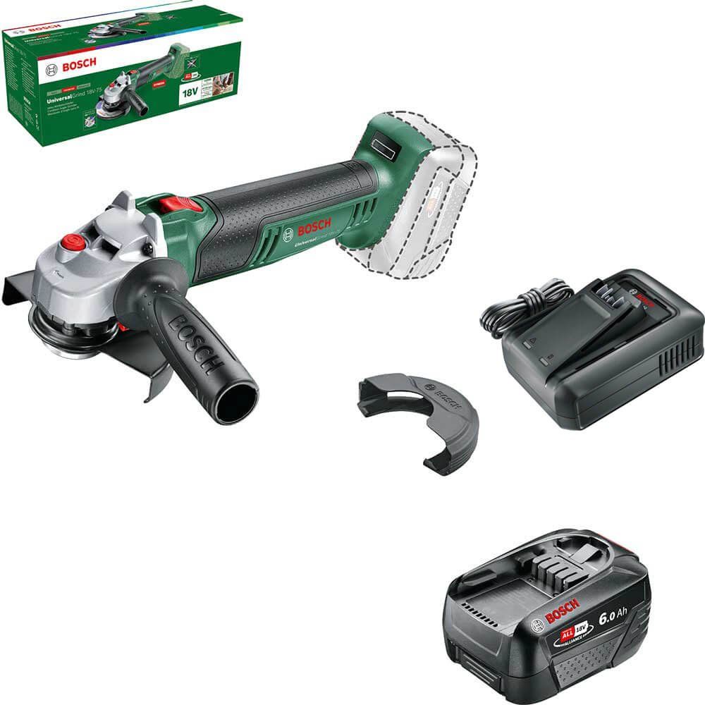 Bosch UNIVERSALGRIND 18V-75 P4A 18v Cordless Angle Grinder 125mm - Image 1