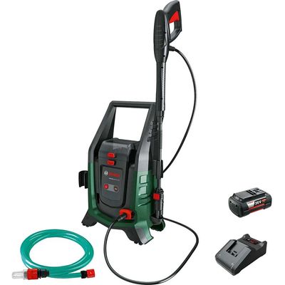 Bosch UNIVERSALAQUATAK 36V-100 36v Cordless Pressure Washer 1 x 2ah Li-ion Battery Charger