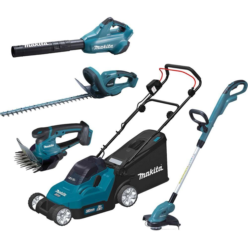 Makita 5 Piece 18v LXT Cordless Complete Garden Tool Kit No Batteries No Battery Charger - Image 1
