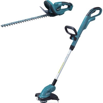 Makita 18v LXT Cordless Hedge and Grass Trimmer Kit No Batteries No Battery Charger