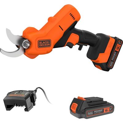 Black and Decker BCPP18 18v Cordless Power Pruner 2 x 2ah Li-ion Battery Charger