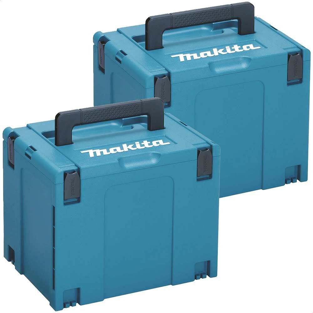 Makita 2 Piece 821552-6 Type 4 MakPac Connector Stackable Power Tool Case Set - Image 1