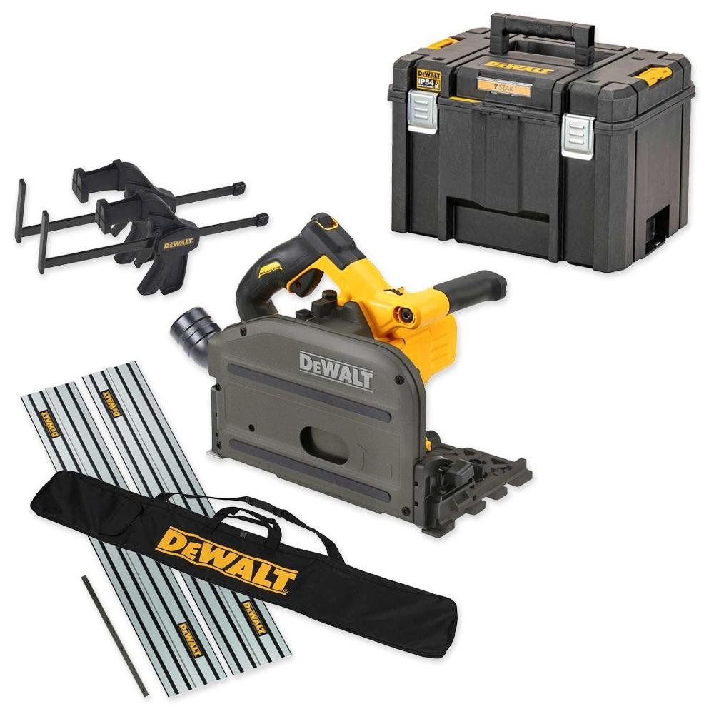 DeWalt DCS520 54v XR Cordless FlexVolt Plunge Saw and Guide Rails Kit - Image 1