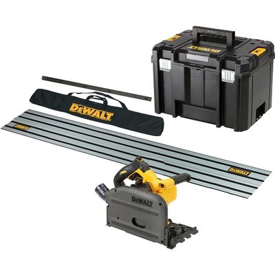 DeWalt DCS520 54v XR Cordless FlexVolt Plunge Saw and Guide Rails Kit