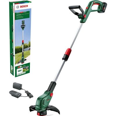 Bosch UNIVERSALGRASSCUT 18V-26-500 P4A 18v Cordless Grass Trimmer and Edger 260mm 1 x 6ah Li-ion Battery Charger