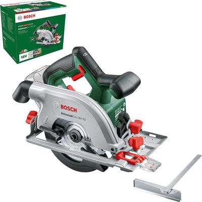 Bosch UNIVERSALCIRC 18V-53 P4A 18v Cordless Circular Saw 160mm 2 x 4ah Li-ion Battery Charger No Case