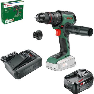 Bosch ADVANCEDIMPACT 18V-80 P4A 18v Cordless Combi Drill 2 x 2.5ah Li-ion Battery Charger Case