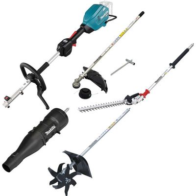 Makita UX01G 40v Max XGT Cordless Brushless Split Shaft Garden Multi Tool Set No Batteries No Battery Charger