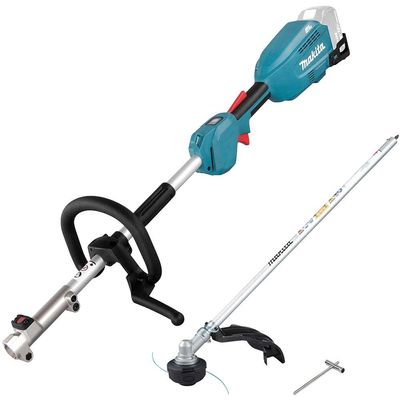 Makita DUX18 18v LXT Cordless Brushless Split Shaft Garden Multi Tool Set No Batteries No Battery Charger
