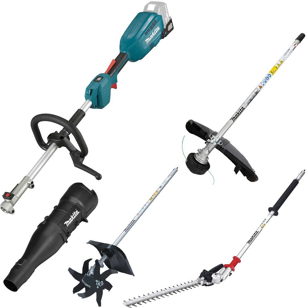 Makita DUX18 18v LXT Cordless Brushless Split Shaft Garden Multi Tool Set No Batteries No Battery Charger - Image 1
