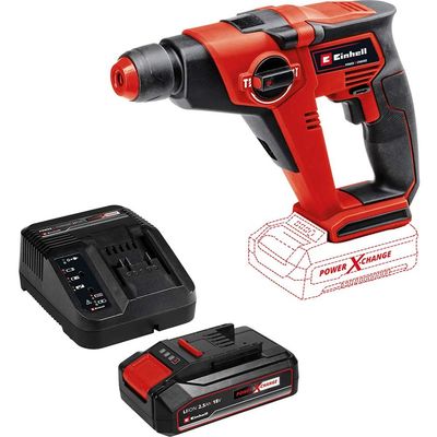 Einhell TE-HD 18/12 Li 18v Cordless Compact SDS Plus Drill 1 x 2.5ah Li-ion Battery Charger No Case