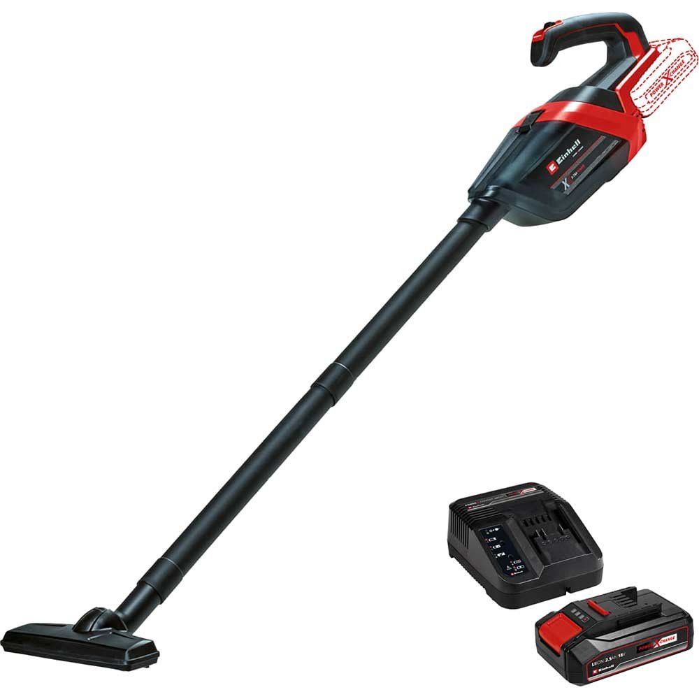 Einhell TE-HV 18/06 Li 18v Cordless Hand Held Vacuum Cleaner 1 x 4ah Li-ion Battery Charger - Image 1