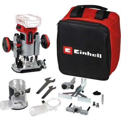 Einhell Professional TP-RO 18 Li BL 18v Cordless Brushless Plunge and Trim Router Kit