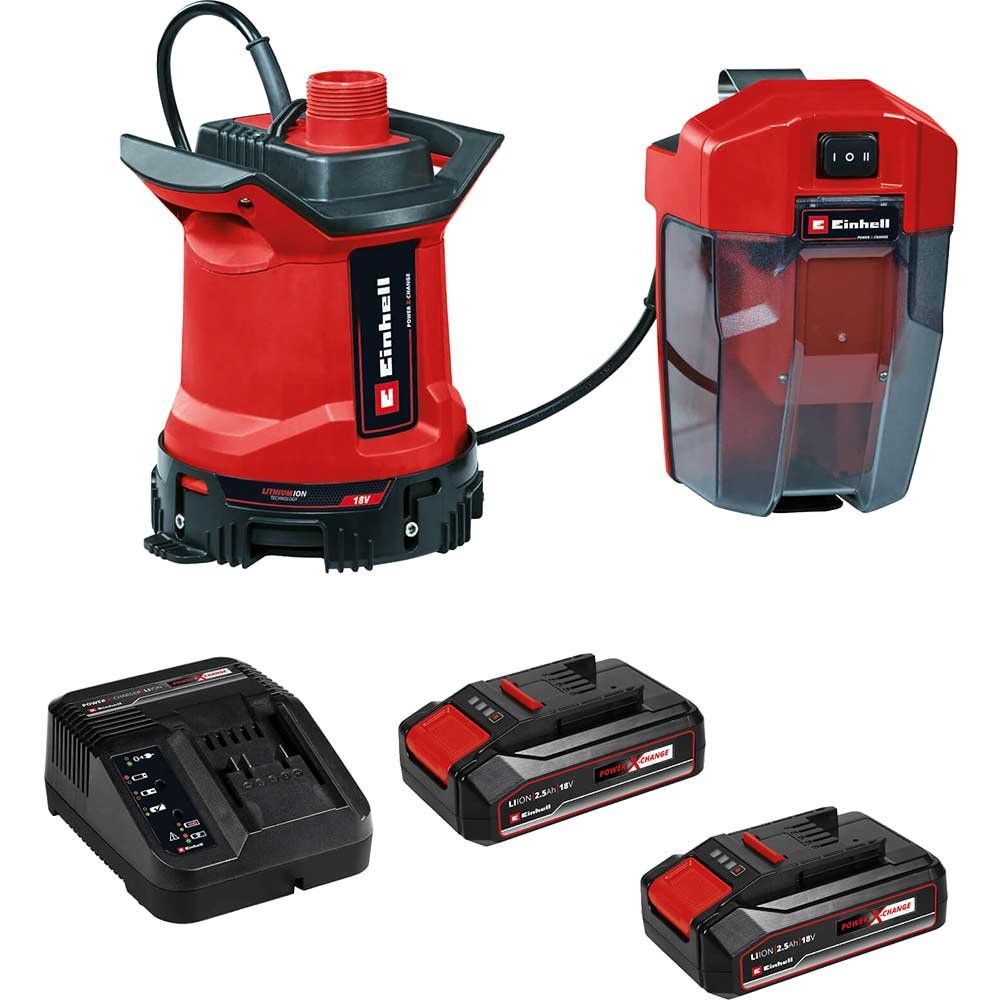 Einhell GE-DP 18/25 LL Li 18v Cordless Low Level Dirty Water Pump 7000 l/h - Image 1