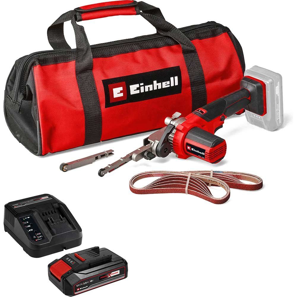 Einhell TE-BF 18 Li 18v Cordless Belt File Sander 9mm / 13mm 1 x 2.5ah Li-ion Battery Charger Bag - Image 1
