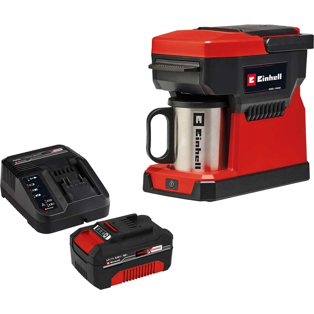 Einhell TE-CF 18 Li 18v Cordless Coffee Maker 1 x 4ah Li-ion Battery Charger - Image 1