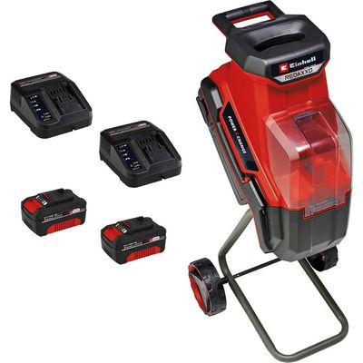 Einhell REDAXXO 36/25 36v Cordless Garden Shredder 4 x 5.2ah Plus Li-ion Twin or Dual Battery Charger
