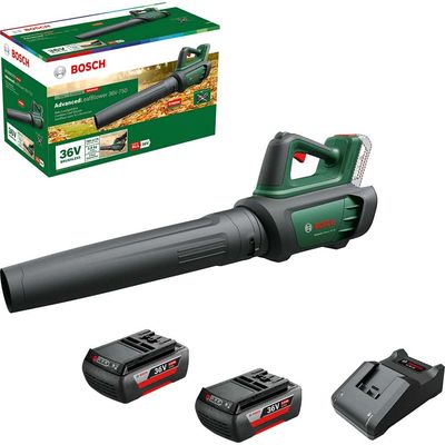 Bosch ADVANCEDLEAFBLOWER 36V-750 Brushless Garden Leaf Blower 1 x 6ah Li-ion Battery Charger