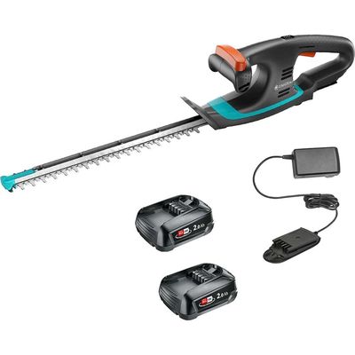 Gardena EASYCUT 40 P4A 18v Cordless Hedge Trimmer 400mm 2 x 2ah Li-ion Battery Charger