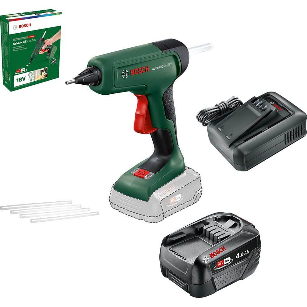 Bosch ADVANCEDGLUE P4A 18v Cordless Hot Glue Gun - Image 1