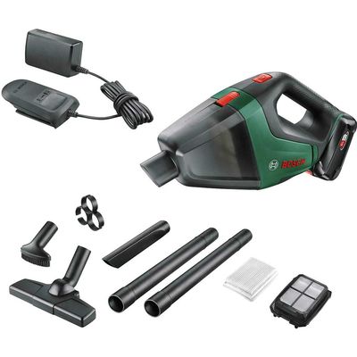 Bosch UNIVERSALVAC P4A 18v Cordless Hand Vacuum Cleaner 1 x 2ah Li-ion Battery Charger No Case