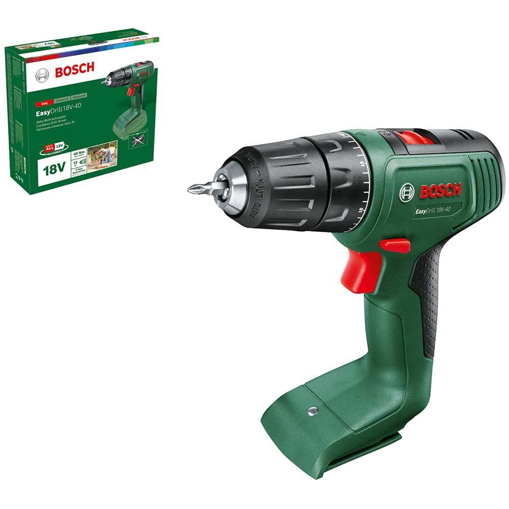 Bosch EASYDRILL 18V-40 P4A 18v Cordless Drill Driver 1 x 2ah Li-ion Battery Charger No Case - Image 1
