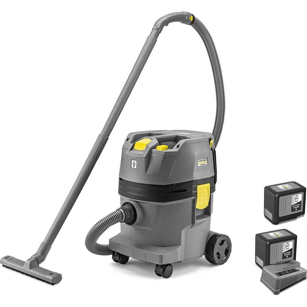Karcher NT 22/1 AP BP L Professional 36v Cordless Wet and Dry Vacuum Cleaner 22L 2 x 7.5ah Li-ion Battery Charger - Image 1