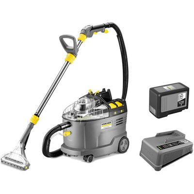 Karcher PUZZI 9/1 BP ADV Professional 36v Cordless Carpet Cleaner 2 x 7.5ah Li-ion Battery Charger