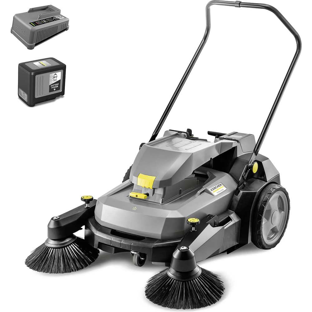 Karcher KM 70/30 C BP 2SB Professional 36v Cordless Push Floor Sweeper - Image 1