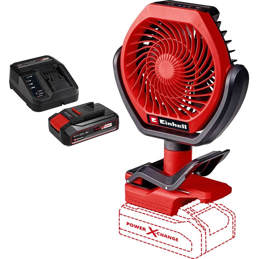 Einhell GC-CF 18/110 Li 18v Cordless Brushless Air Fan 1 x 2.5ah Li-ion Battery Charger - Image 1